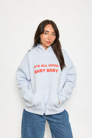 It’s All Good Hoodie - Powder Blue