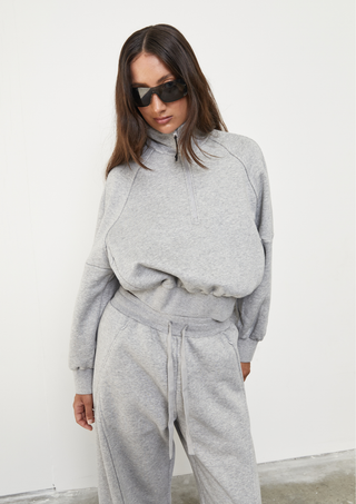 Barrel Fleece Trackpant - Grey Marle