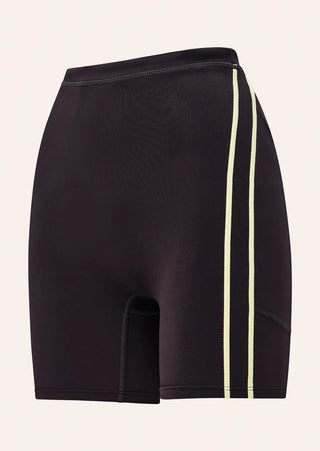 Cypher Bike Short - Black Bean/Soft Yellow