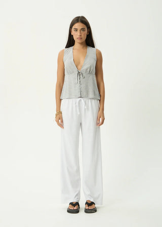 Dahlia Sleeveless Top - Silver Birch