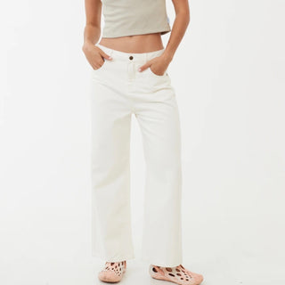 Kendall Organic Relaxed Fit Jean - Off White
