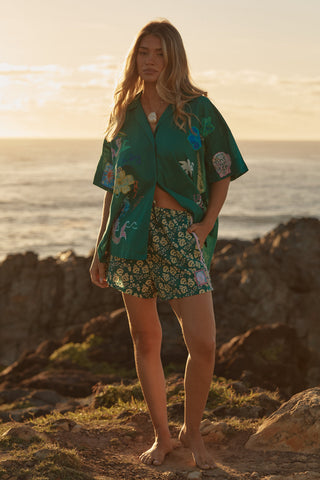 Seas The Day Altos Short - Green