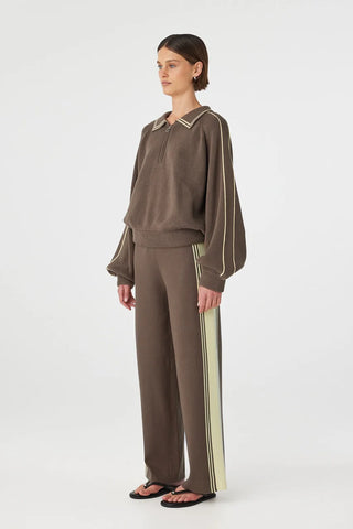 Nella Zip Sweater - Pavement/Butter