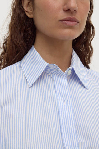 Avoca Stripe Shirt - Blue/White