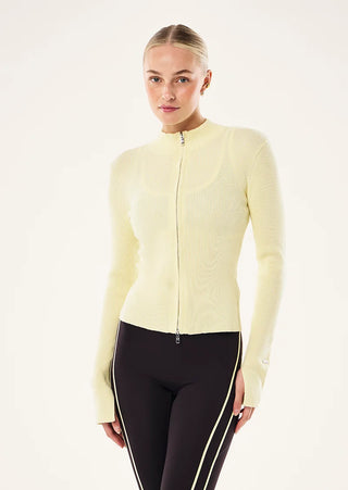 Solar Knit Jacket - Soft Yellow