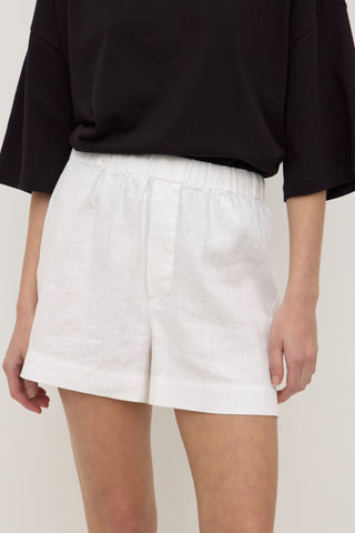 Everyday Linen Short - White