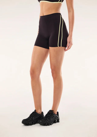 Cypher Bike Short - Black Bean/Soft Yellow