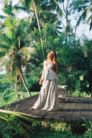 Sonder Check Tier Skirt