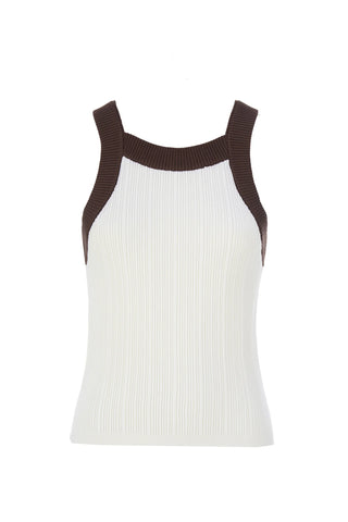 The Luma Knit Tank - Latte