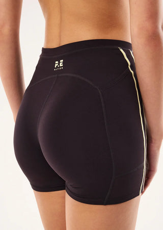 Cypher Bike Short - Black Bean/Soft Yellow
