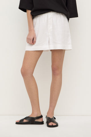 Everyday Linen Short - White