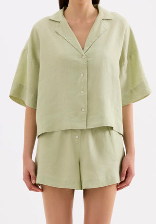 Lounge Linen Shirt - Dew