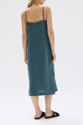 Vallory Linen Slip Dress - Atlas