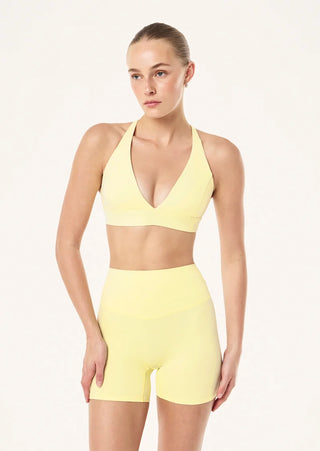 Lumen Sports Bra - Soft Yellow