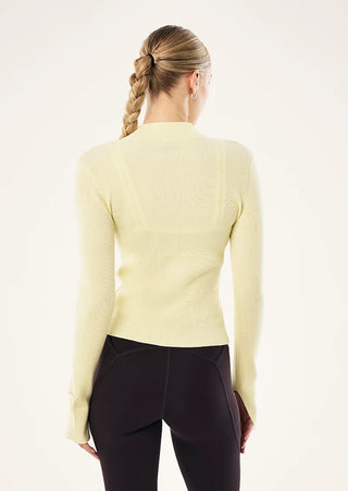 Solar Knit Jacket - Soft Yellow