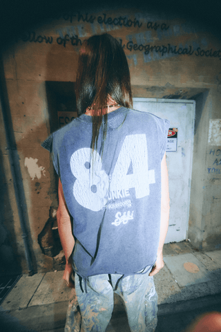 DJ Cat Muscle Top - Black