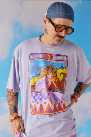 The Very Oversized Virgo Tee - Lavander