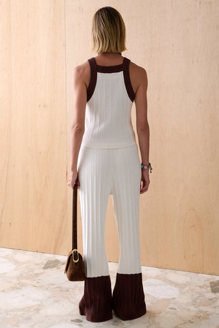 The Luma Knit Tank - Latte