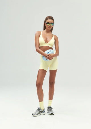 Signature 5 inch Bike Short - Soft Yellow