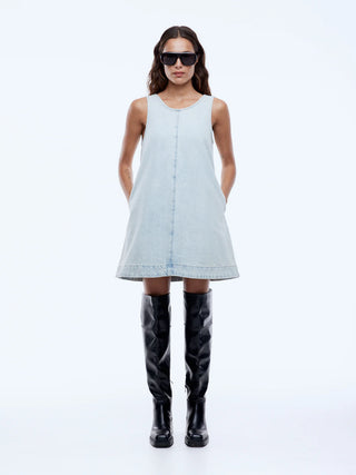 Annie Denim Dress - Light Wash