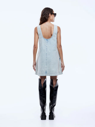 Annie Denim Dress - Light Wash