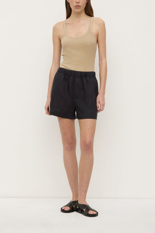 Everyday Linen Short - Black