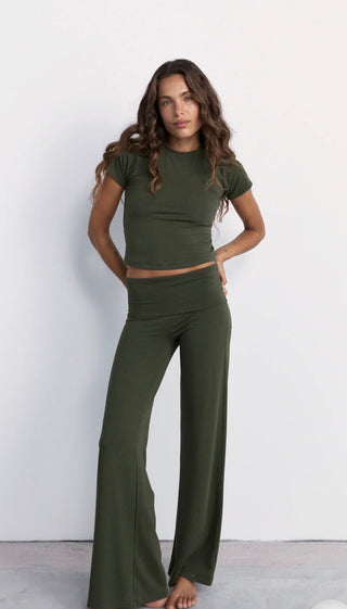 Full Length Yin Flare - Khaki
