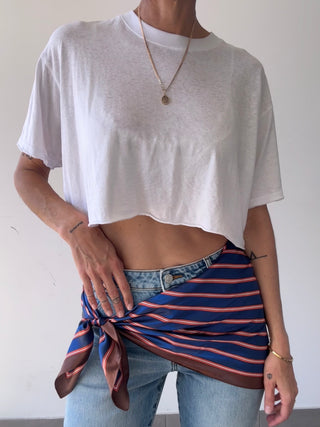 Head Scarf - Jaffa Stripe