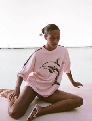 Pink River Dolphin Tee