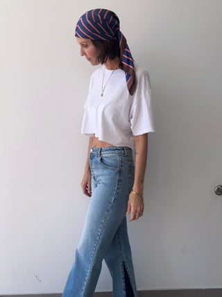 Head Scarf - Jaffa Stripe