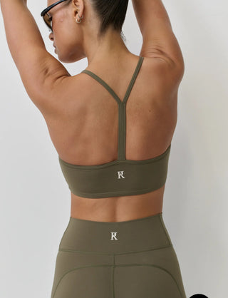 Racer Crop - Khaki