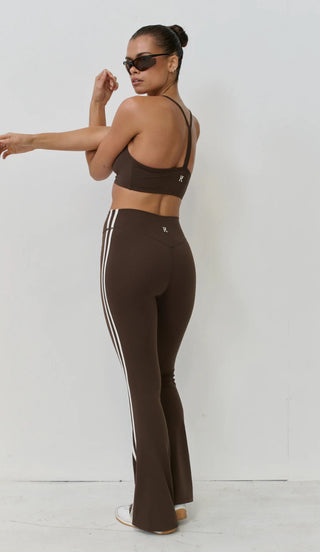 Vibration Flare - Java Brown/White