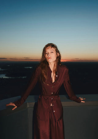 Karla Shirt - Mulberry