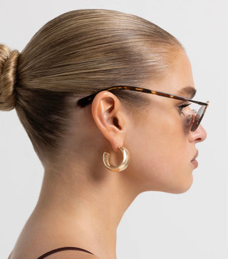 Lydia - Havana Tort/Gold Smoke