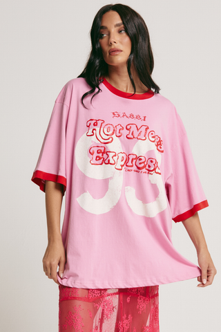 The Hot Mess Express Tee - Pink