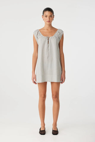 Chloe Mini Dress - Black Check