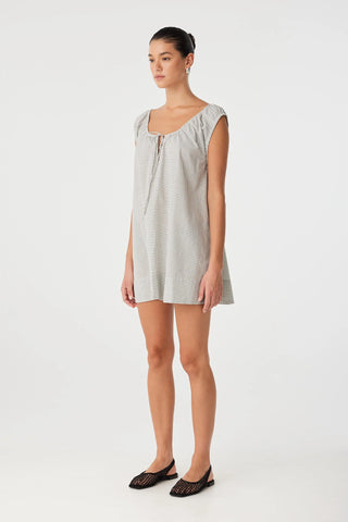 Chloe Mini Dress - Black Check