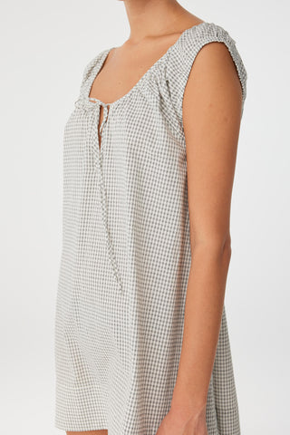 Chloe Mini Dress - Black Check