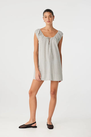 Chloe Mini Dress - Black Check