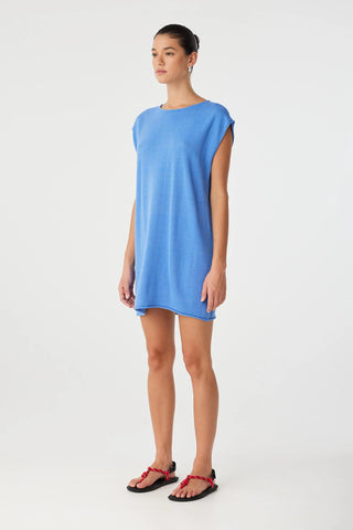 Pala Reversable Mini Dress - Pacific Blue