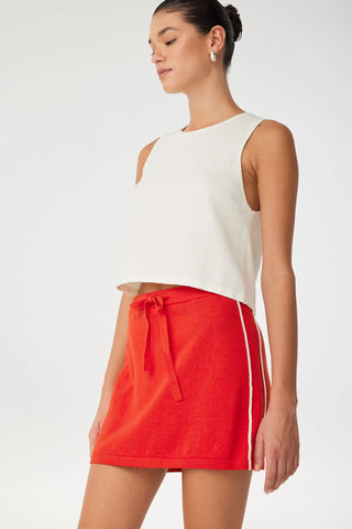 Pipa Mini Skirt - Cherry Red