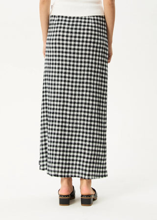 Rowan Seersucker Skirt - Black/White