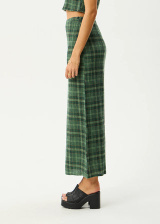 Lonnie Seersucker Maxi Skirt - Hunter Green