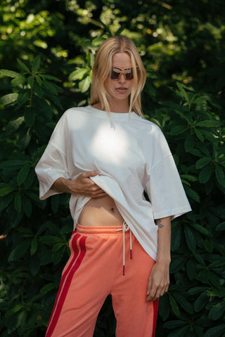 Corfu Terry Pants - Bougainvillea Pink
