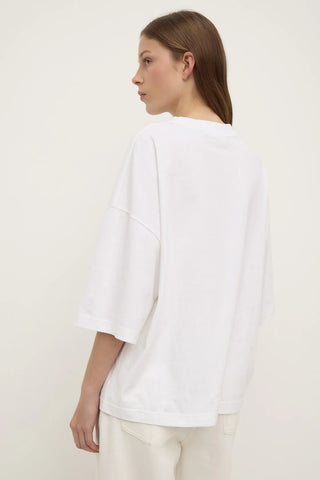 Max Oversized Cotton Tee - White