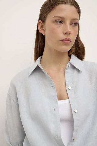 Everyday Linen Long Sleeve Shirt - Cloud