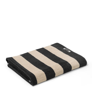 Beach Towel - Vanilla Bean Stripes