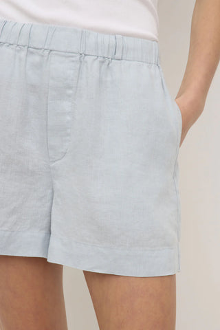 Everyday Linen Short - Cloud