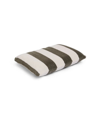 Beach Pillow - Matcha Stripes