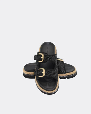 Maple - Black Raffia